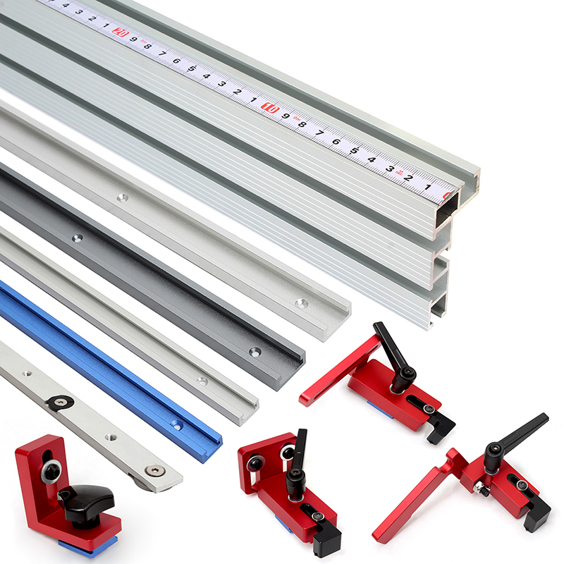 Router Table Insert - Pistas en T tipo 19/30/45/75, plantilla