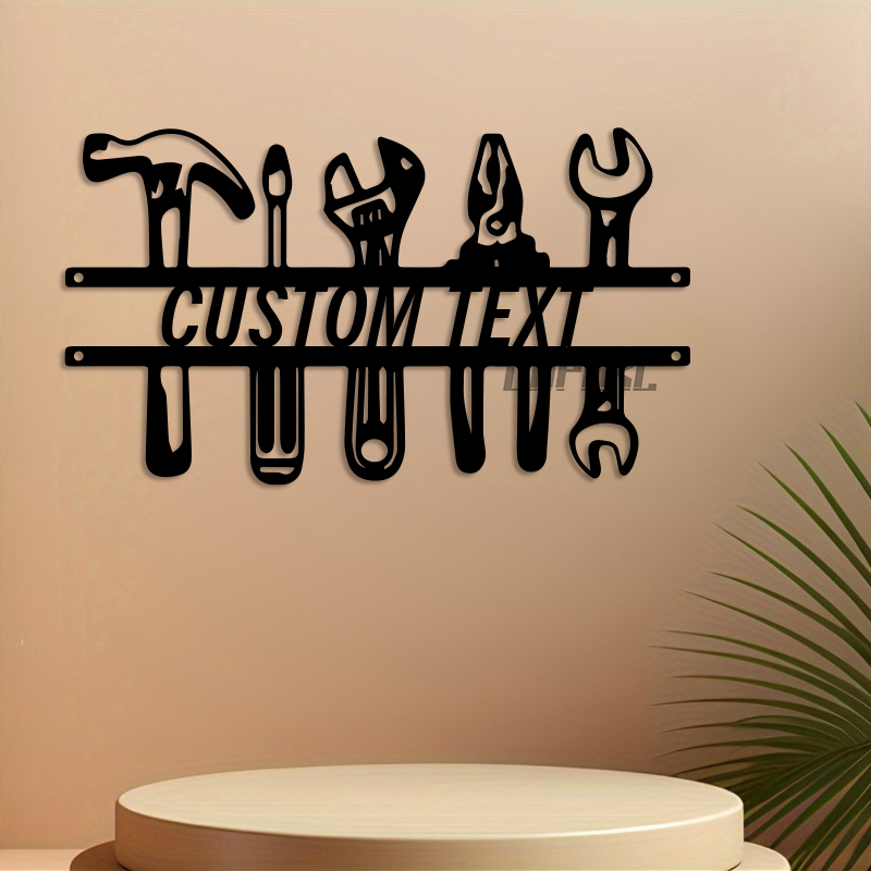 Arte de pared de hierro de est - Tools Name In Workshop reseña y precio
