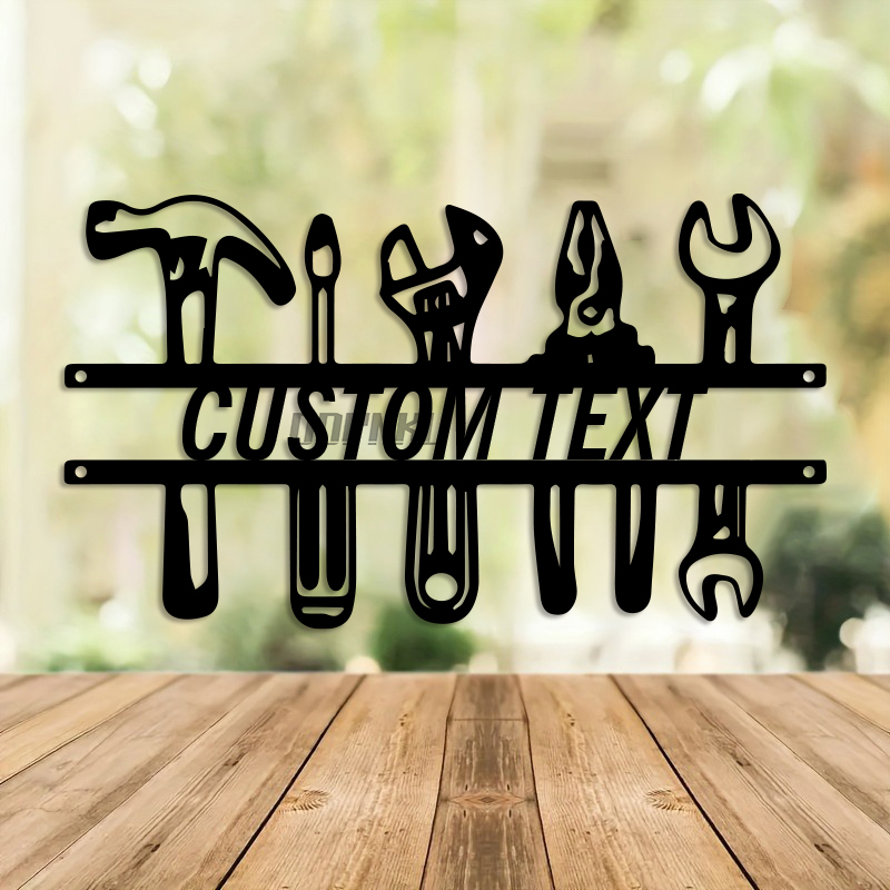 Arte de pared de hierro de est - Tools Name In Workshop reseña y precio