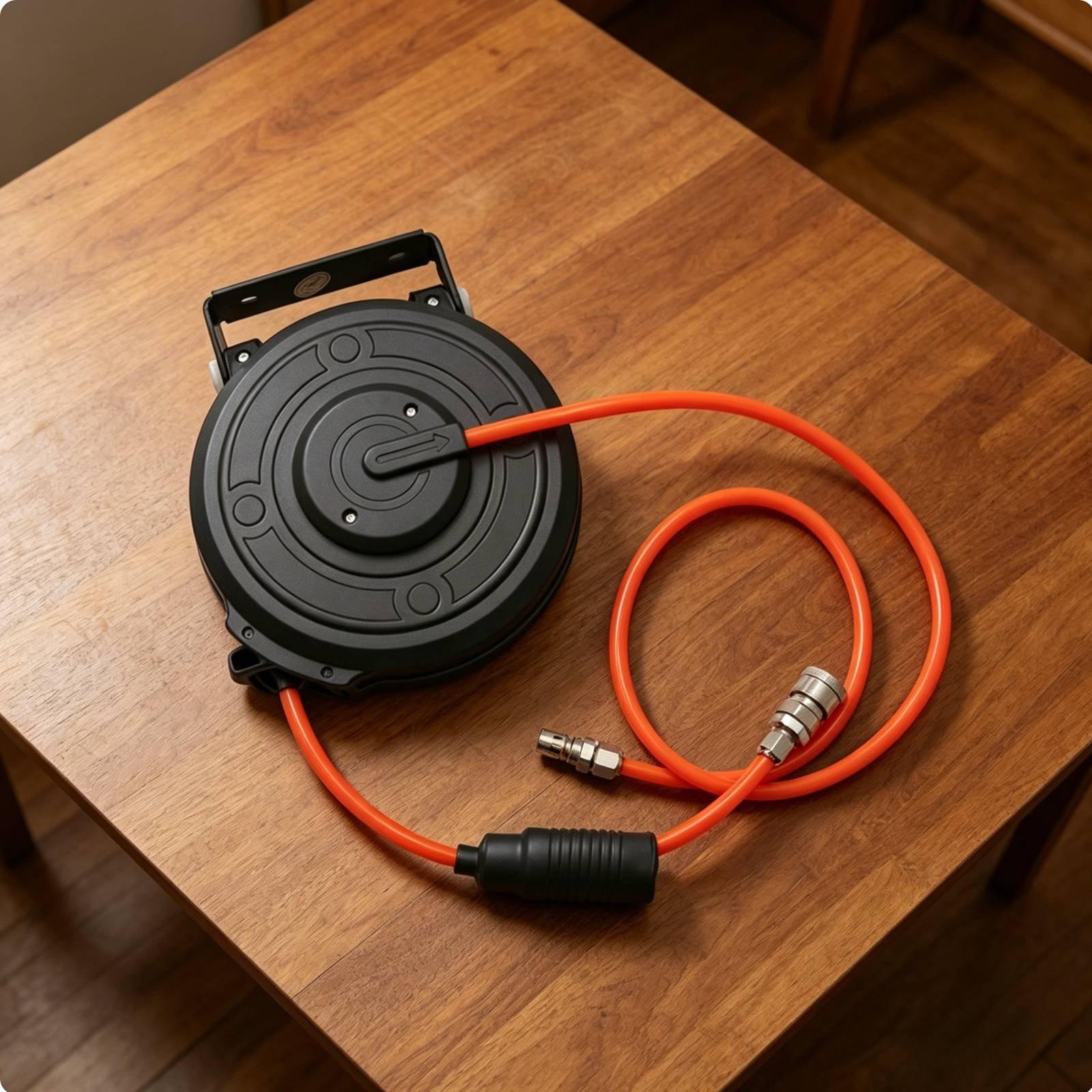 Carrete retráctil para manguer - Tools Workshops reseña y precio