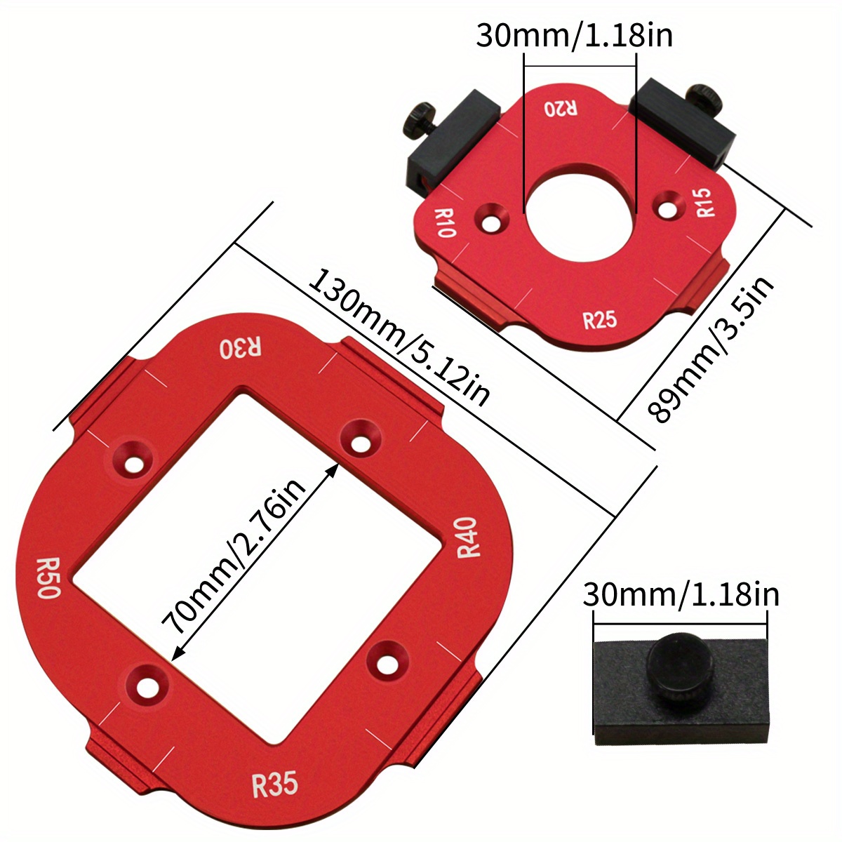 Plantilla de radio de esquina  - Router Table Insert reseña y precio