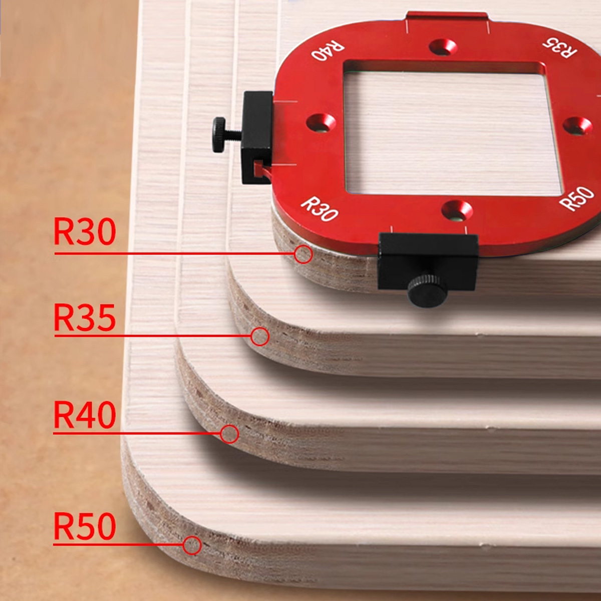 Plantilla de radio de esquina  - Router Table Insert reseña y precio