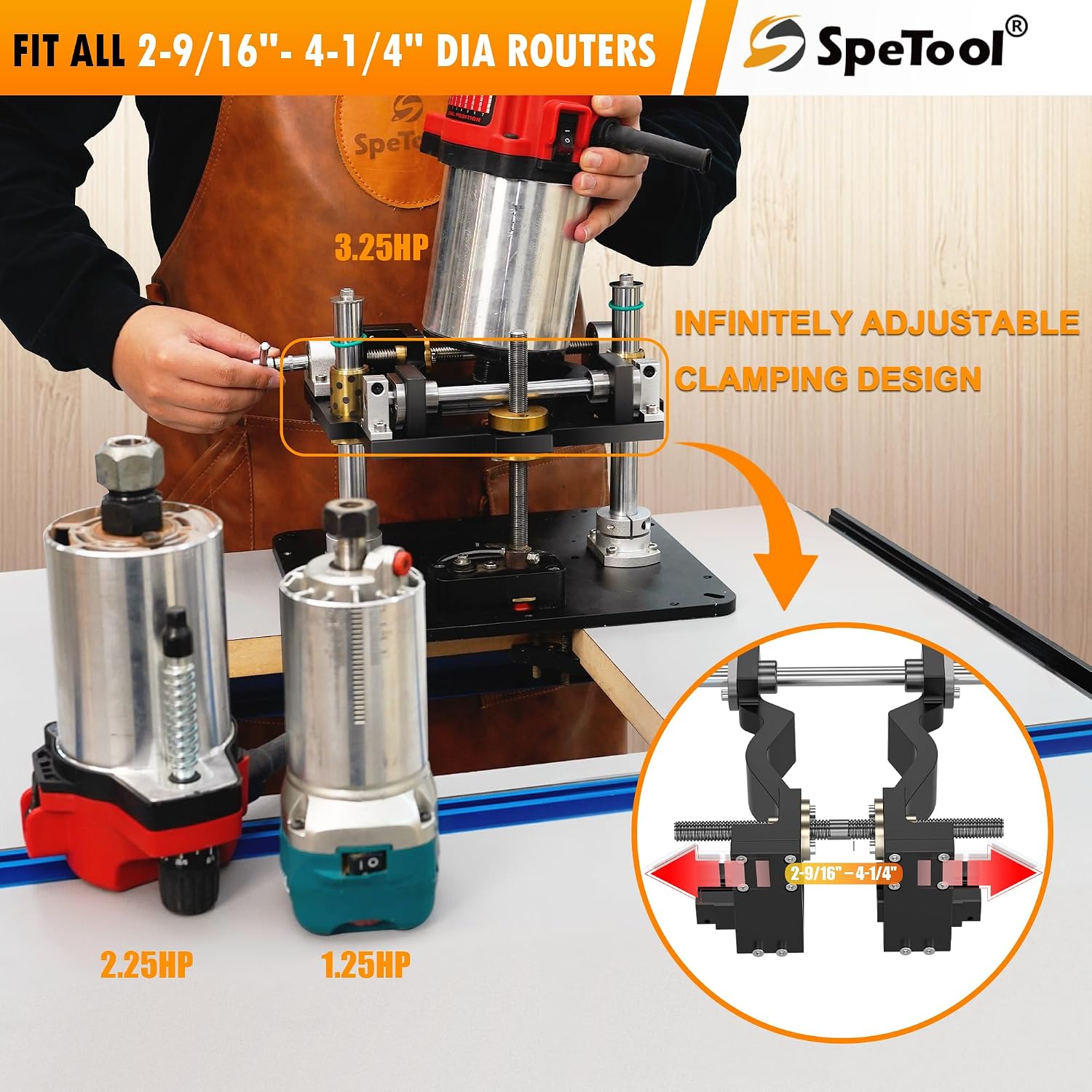 Sistema de elevación para rout - Router Table Insert reseña y precio