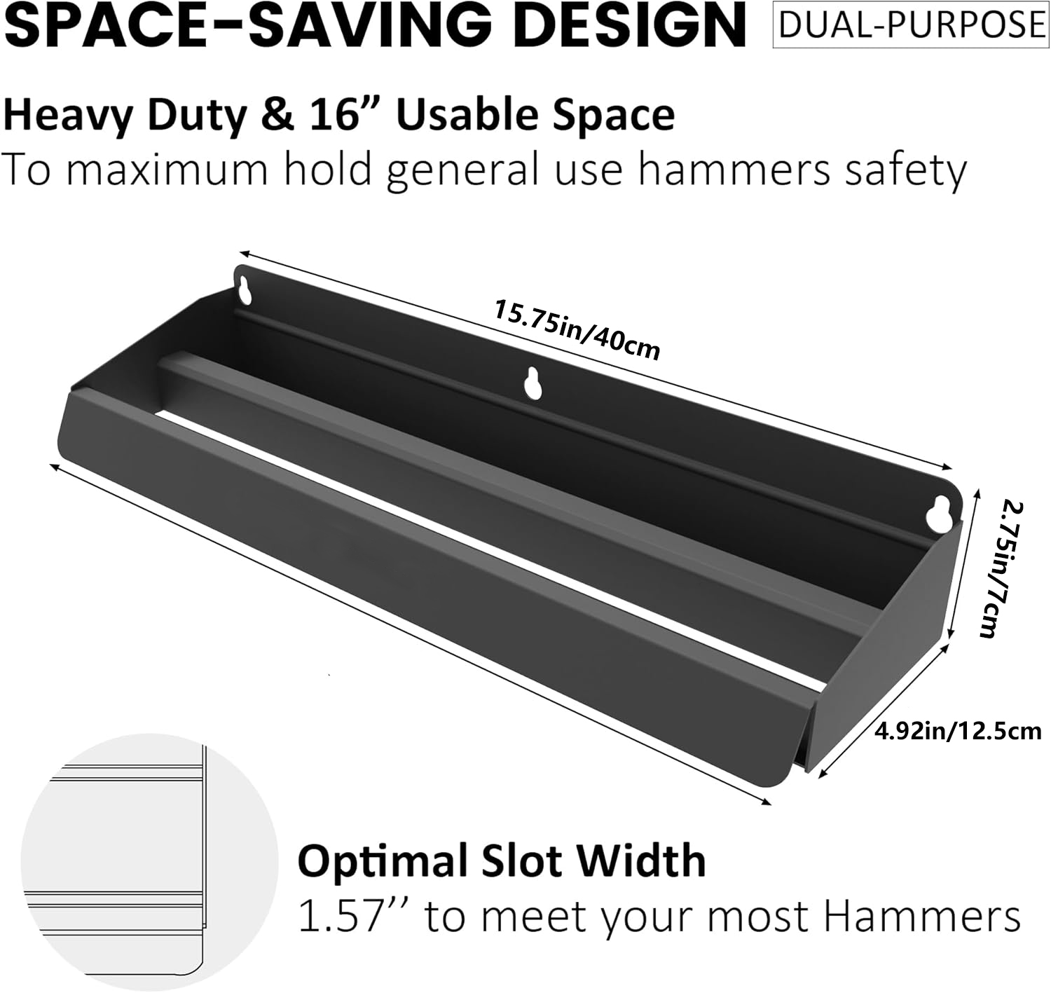 Soporte para martillos, organi - Workshop Tools Hammer reseña y precio